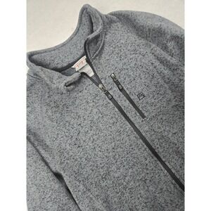 Avalanche Outdoor Supply Company Gray Fleece Jacket‎ Full Zip Size Small Men's